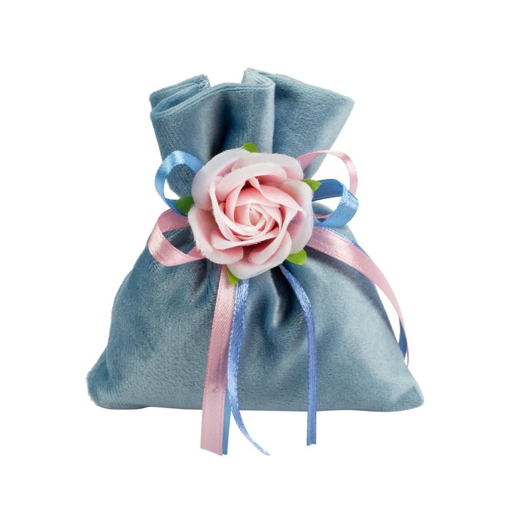 SACCHETTO PICCOLO VELLUTO CM10X13H CARTA DA ZUCCHERO